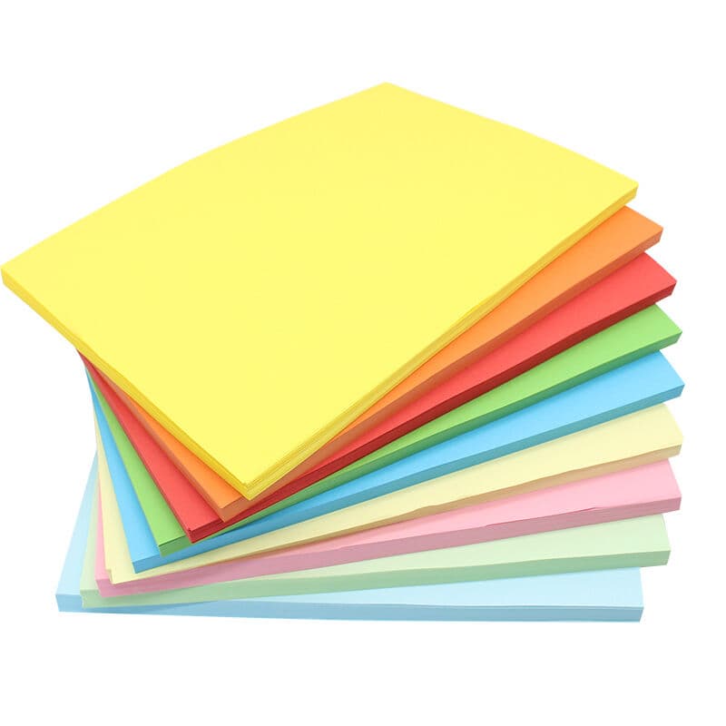 Super color A4 copy paper pink _yellow _green _blue